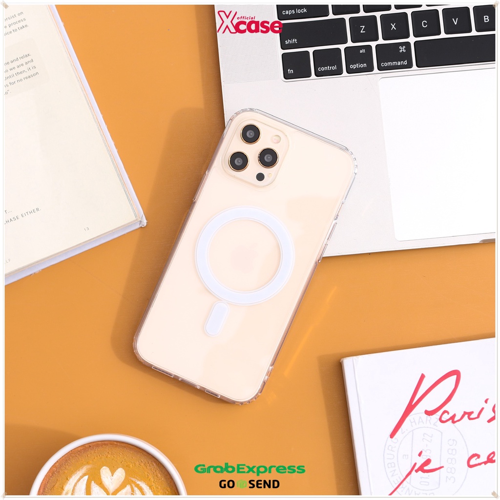 Soft Case iPhone 12 MINI PRO MAX 11 X XS XR - Magsafe Magnetic Wirelles Charging Transparant Case