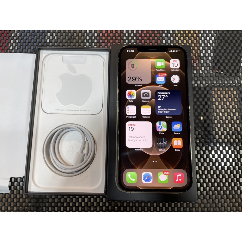 iPhone 12 ProMax 256GB Ex Inter Fullset Original