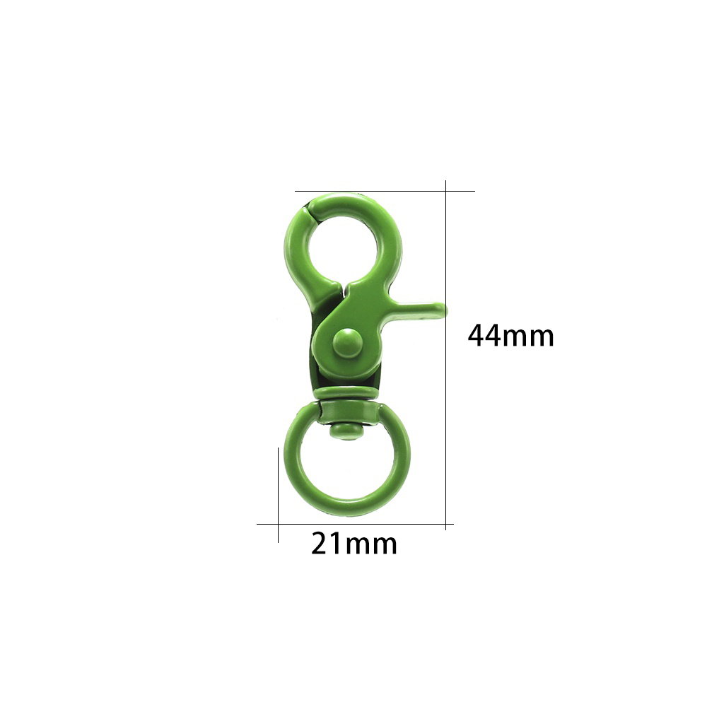 Ready stock Colorful alloy keychain diy key chain fashion accessories jewellery（5pcs/pack 44x21mm）