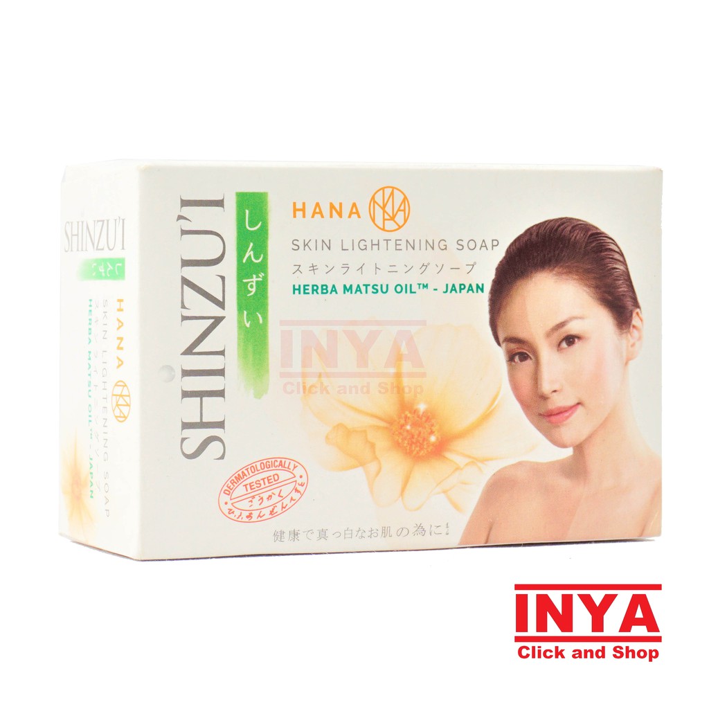 SHINZUI HANA SKIN LIGTENING SOAP BAR 85gr - Sabun Batang