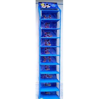 RAK SEPATU GANTUNG 9 SUSUN HSO MOTIF MICKEY BIRU FULL RAK SEPATU GANTUNG 9 SUSUN HSO MOTIF MICKEY BIRU FULL