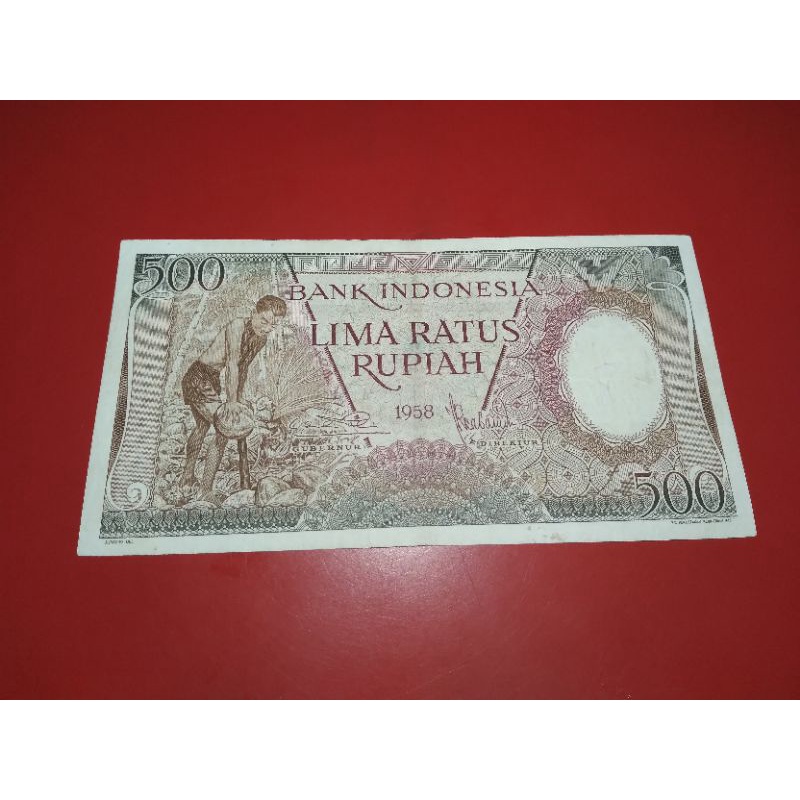 Uang Kuno 500 rupiah seri pekerja