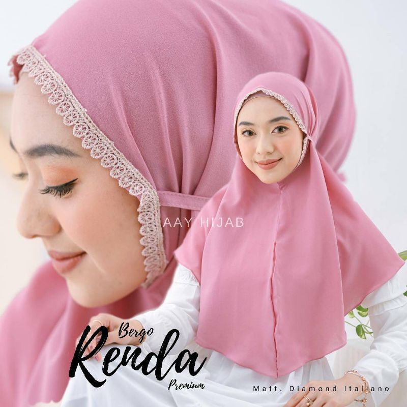 jilbab bergo maryam renda