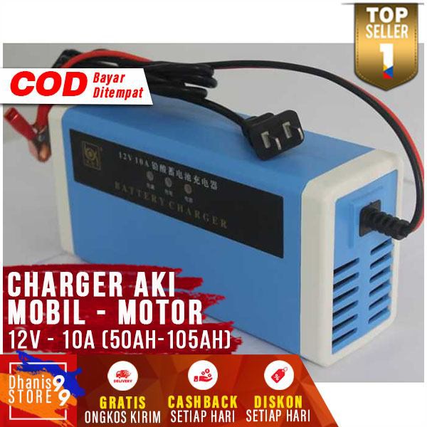 Charger Aki Mobil Motor TC 06 Taffware Lead Acid Smart Battery Charger Alat Utk Mengisi Baterai Accu