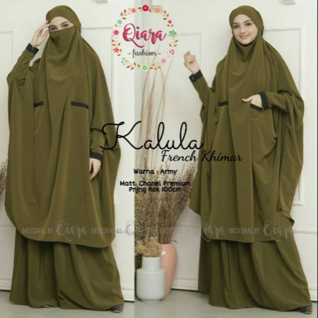 Kalula syari french khimar