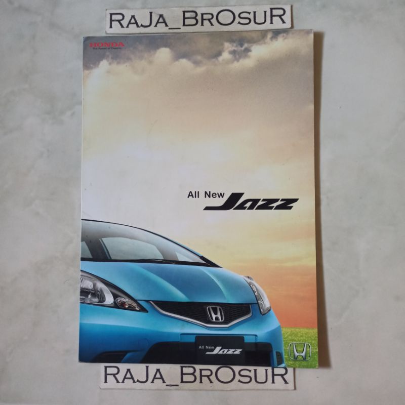 Poster brosur katalog leaflet jadul lawas Honda All New Jazz 2008
