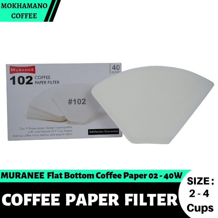 MURANEE Flat Bottom Coffee Paper Filter Kertas Filter Kopi