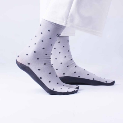 Kaos Kaki Wanita Murah / SOKA Sock Essentials Motif POLKADOT / Kaos Kaki Jempol Muslimah Panjang