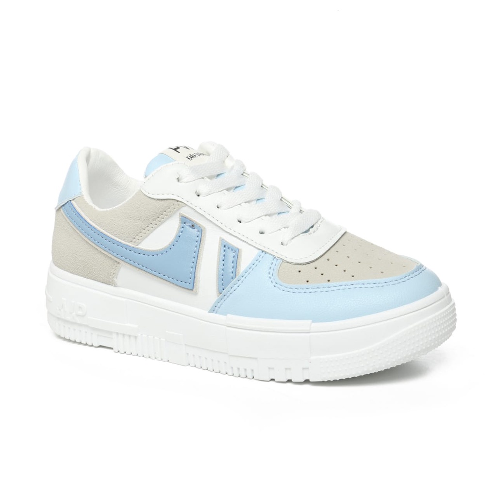PVN Nayeon Sepatu Sneakers Wanita Sport Shoes Blue Pink 300-6
