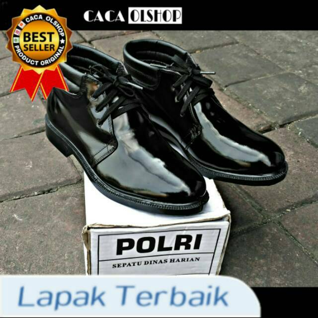 Sepatu PDH POLRI POLISI Molding KILAP Produk JH