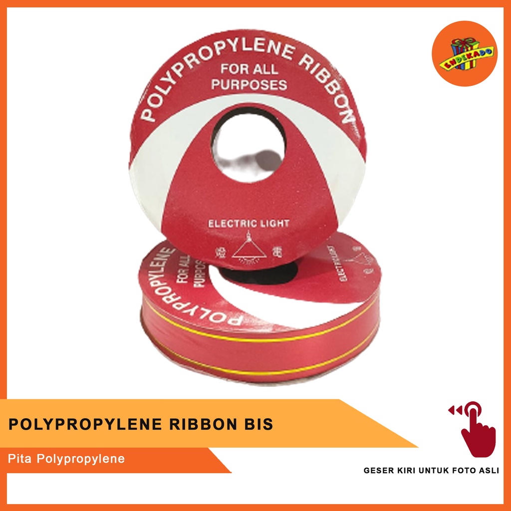 

MAKASSAR! POLYPROPYLENE RIBBON BIS - Pita Kado Polypropylene