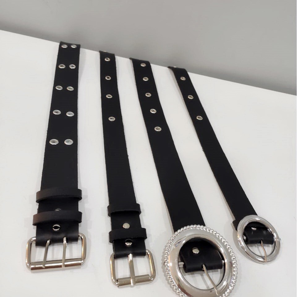 VANILLESHOP - Ikat Pinggang Wanita Ring Belt KOREA BELTIC EYELETS STRADY