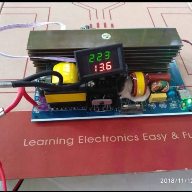 12v Input DC Kit Inverter PSW Max 500w PSW 220V Display 7 Segment PSW