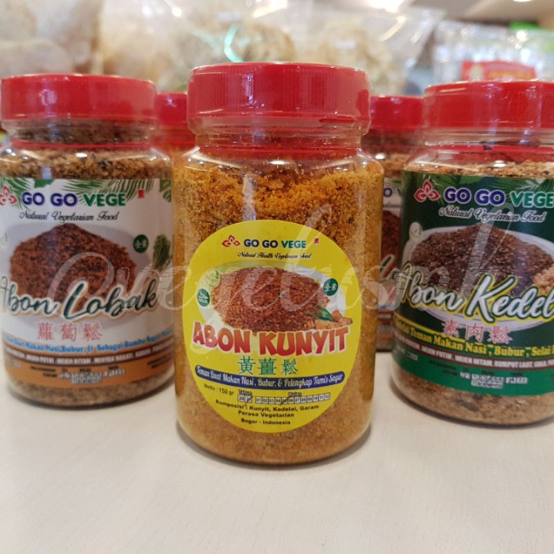 

Abon Kunyit / Lobak / Kedelai