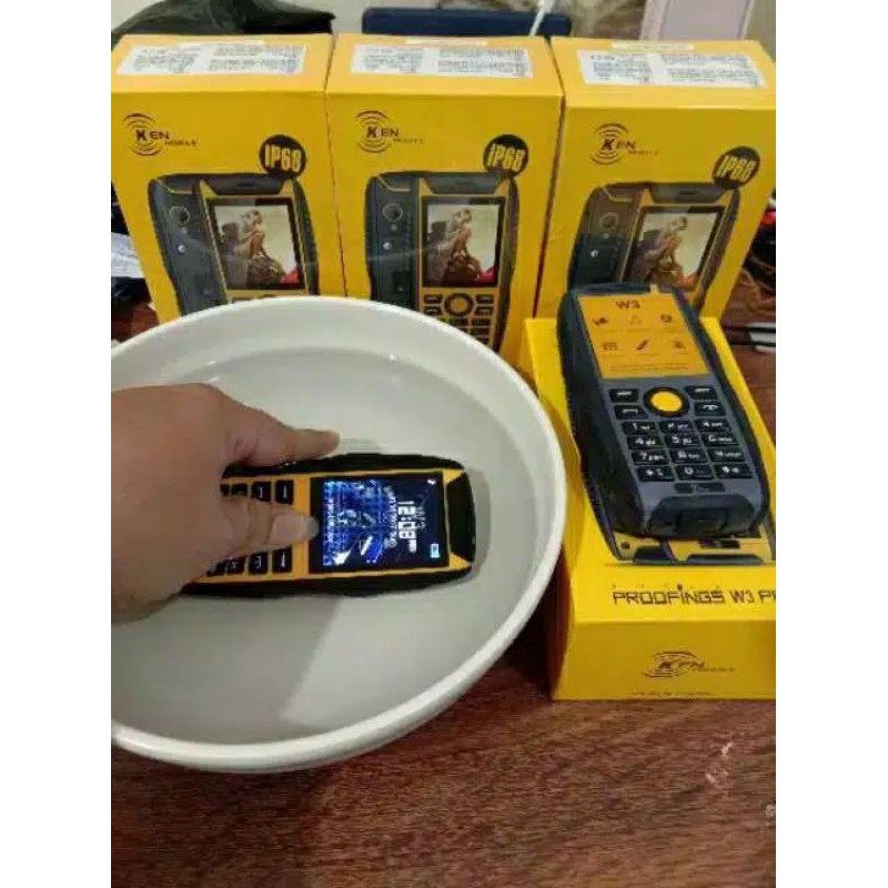 ken mobile w3 pro hp candibar anti air hp murah-2