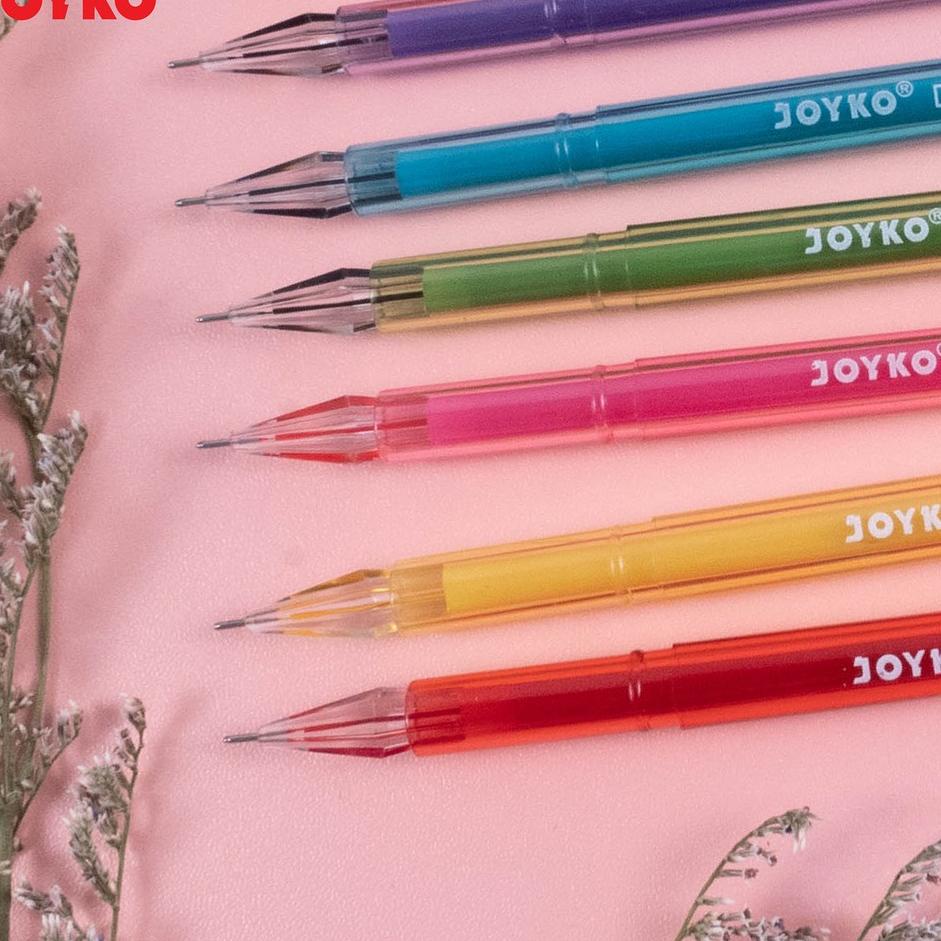 

Terbaru - Color Gel Pen Pena Jel Warna Joyko GPC-310S Diamond Art 10 Warna 0.5mm ..
