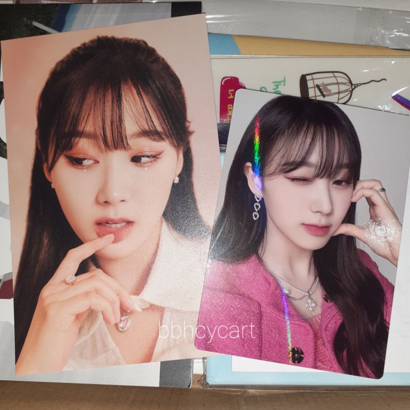 Giselle selfie card sg22 aespa postcard season greetings