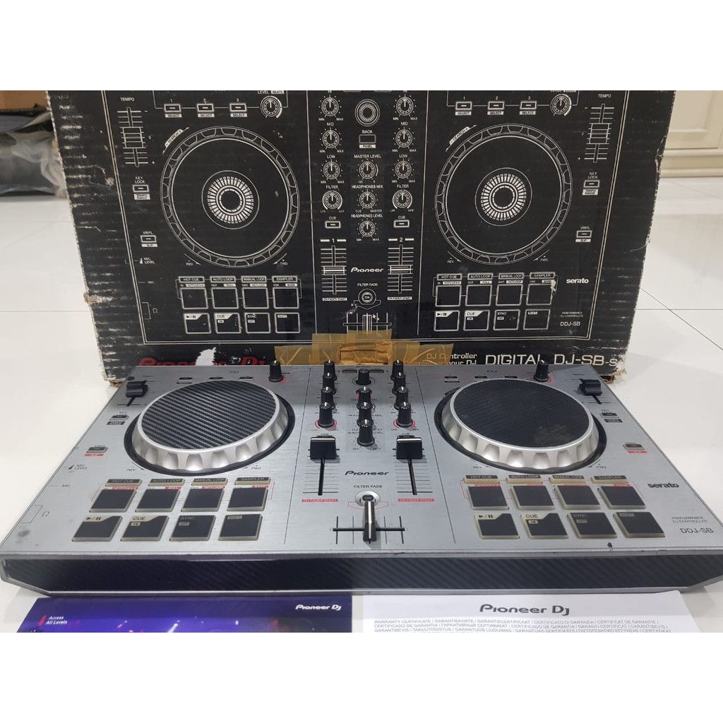 Alat DJ Pioneer DDJ SB Silver Limited Edition Lengkap Dus dan Kitab Controller DJ