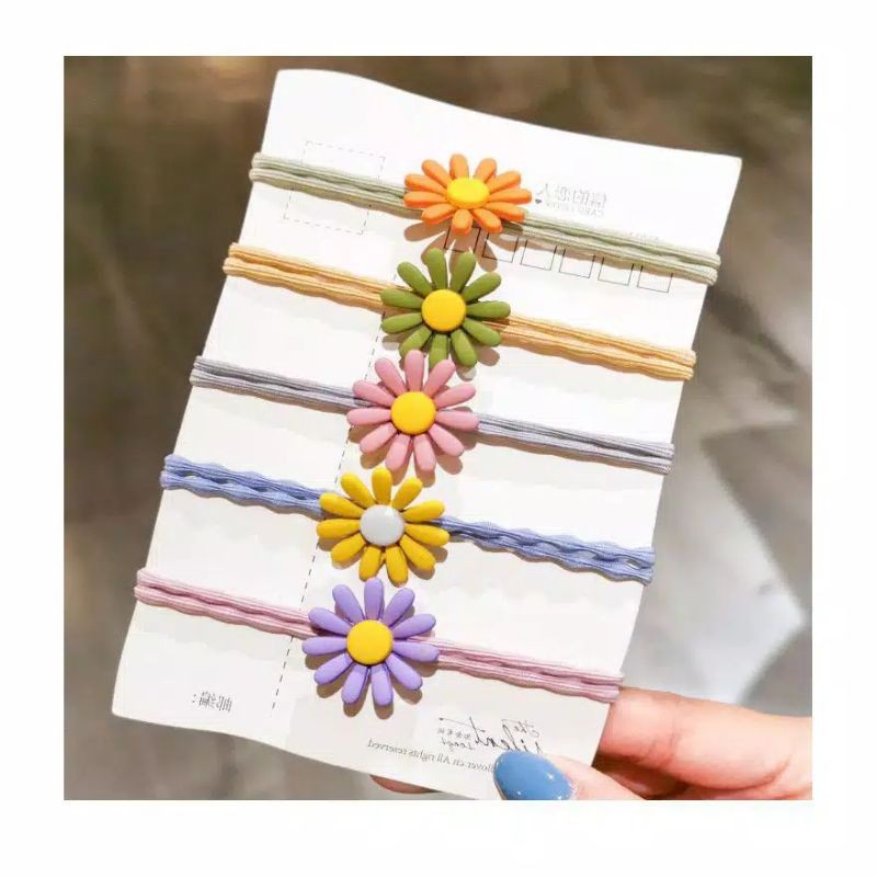 Scrunchie daisy import ala korea bisa untuk dewasa