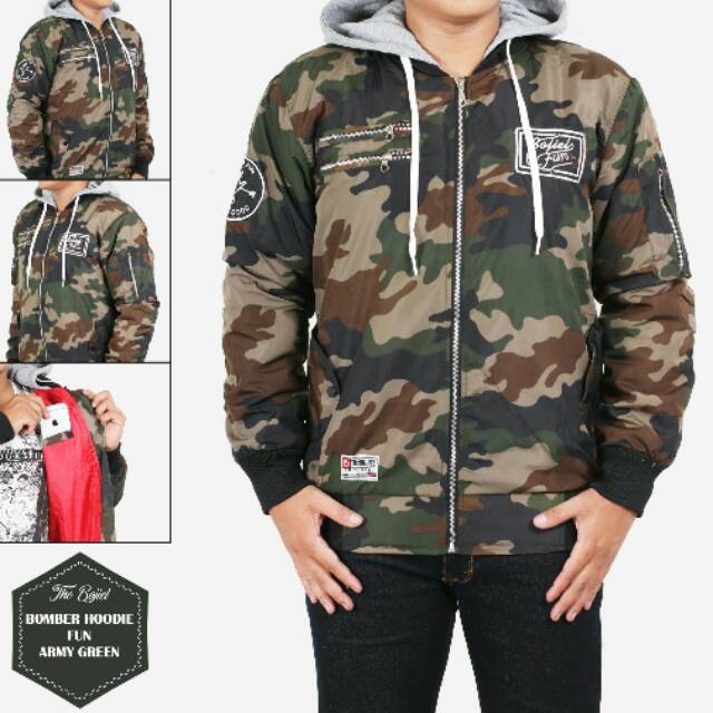 Jaket Bomber Hodie