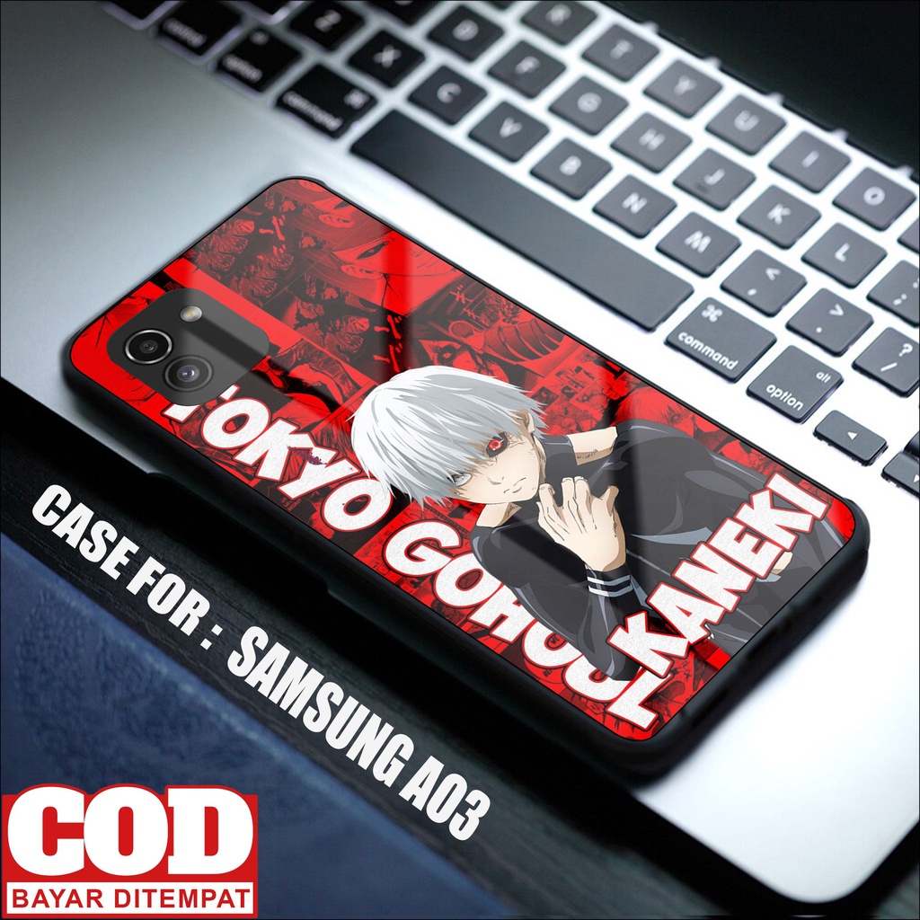 Case SAMSUNG A03 - Casing SAMSUNG A03 Terbaru Case [ MOTIF ANIME KEN KANEKI ] Cassing Hp SAMSUNG A03