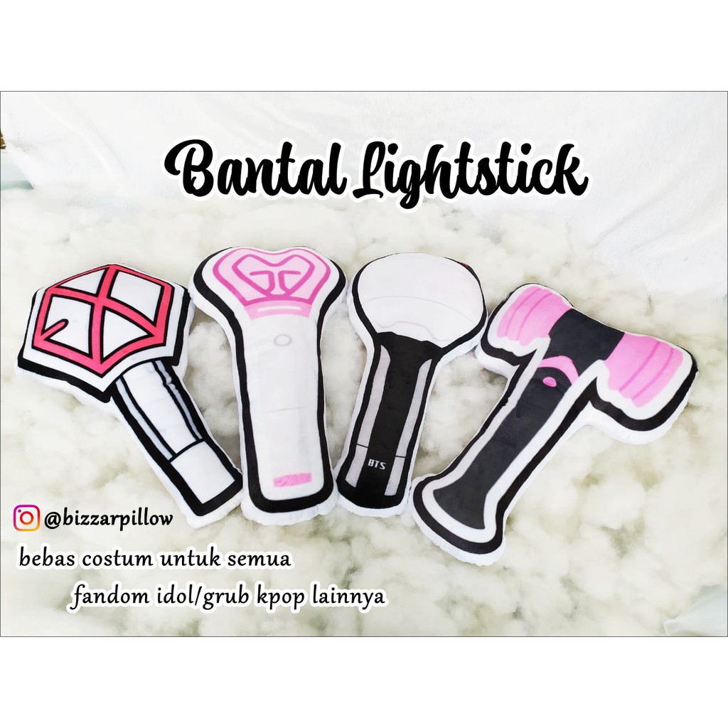 Bizzarpillow Bantal Lightstick Kpop Custom BZ196