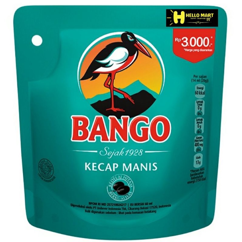 

BANGO Kecap 60ml | Kecap manis bango