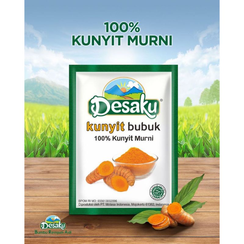 

Desaku Kunyi Bubuk Instan 100% Ori | Bumbu Masakan Instan Siap Olah 10gr