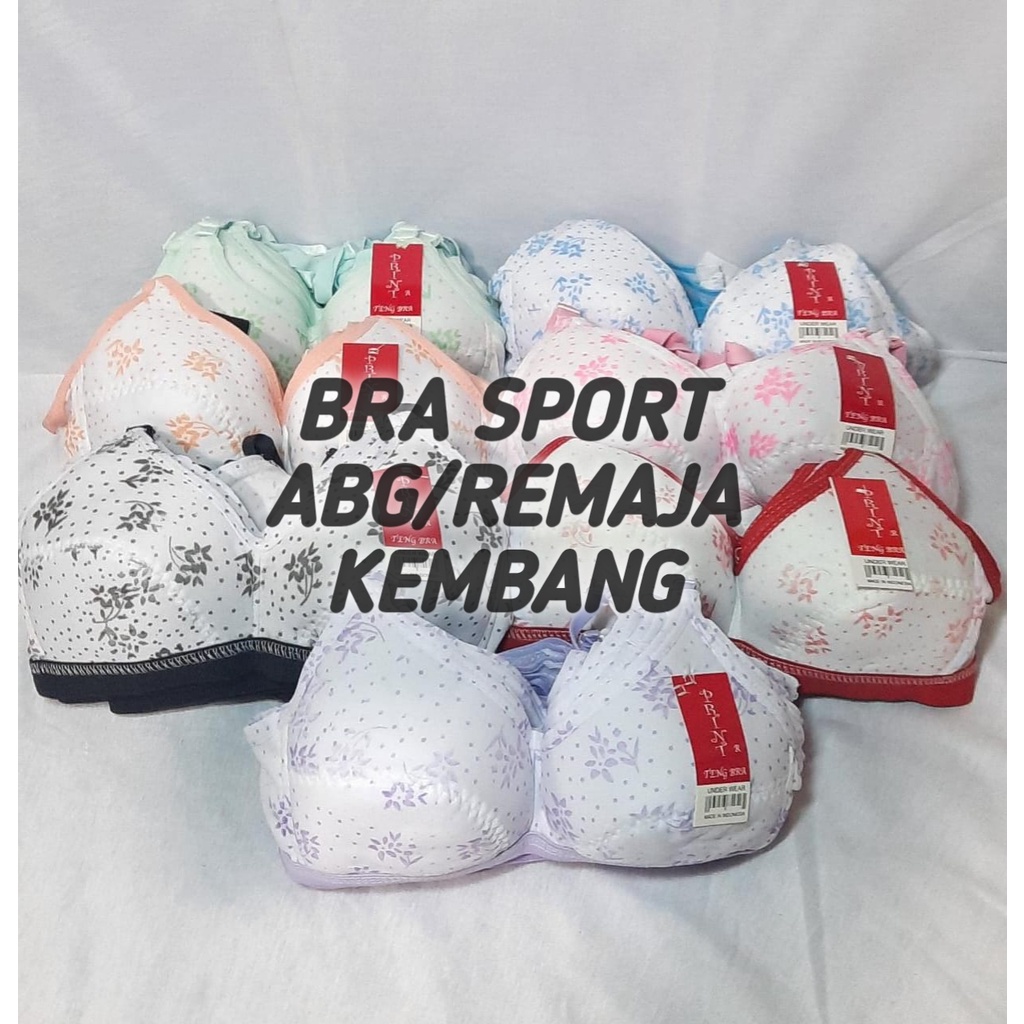 Bra/bh/sport/ABG/remaja/wanita/ibu/tanpa kawat/busa tipis/jumbo/Caresby/murah/lusinan/grosir