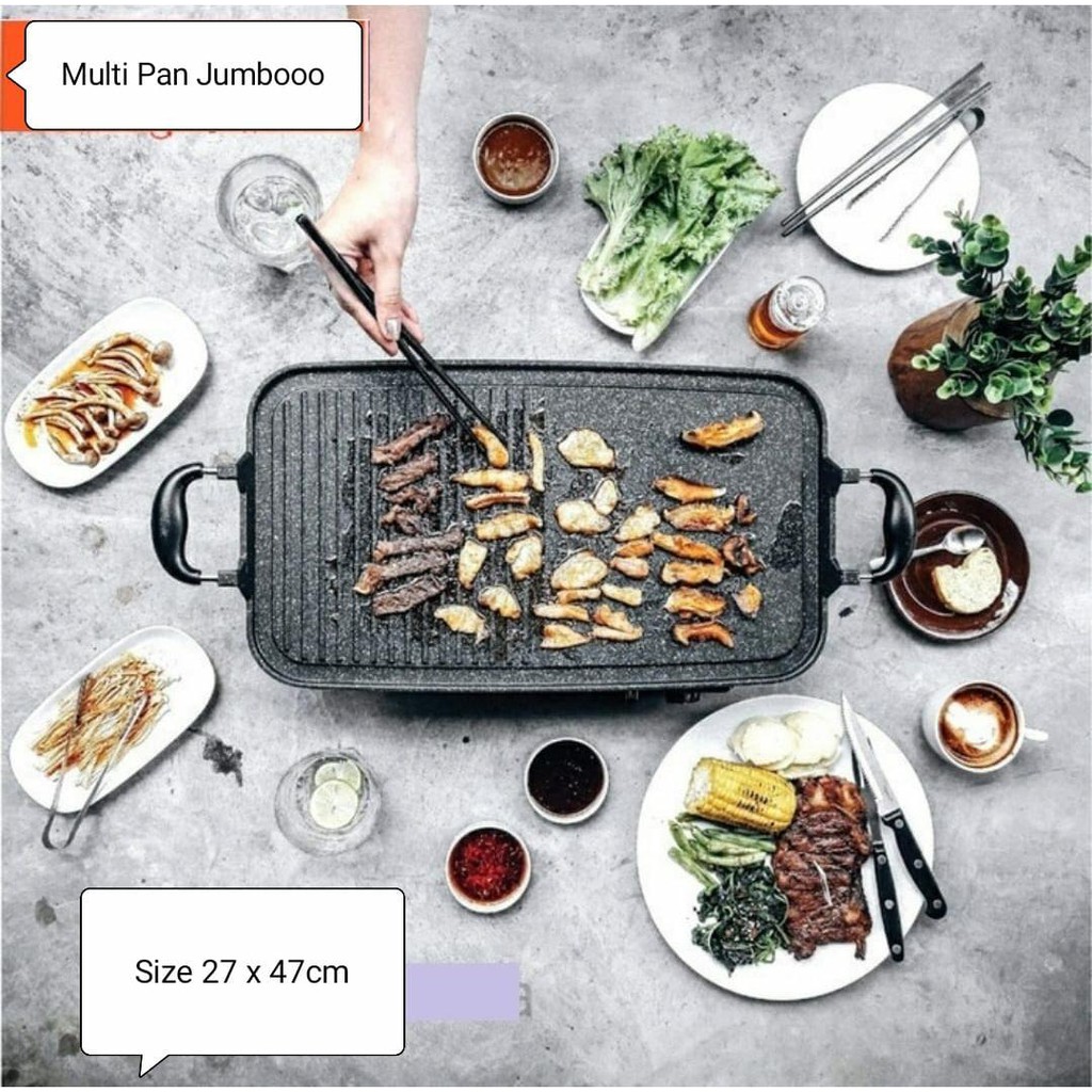 Suggo Multi Grill Pan / Alat Pemanggang BBQ Grill / Alat Panggang Daging