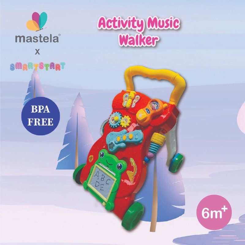 Mastela Activity Walker Candy Red 7781