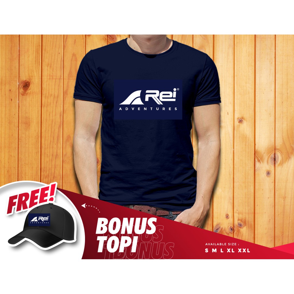 KAOS DISTRO PRIA LENGAN PENDEK BONUS TOPI