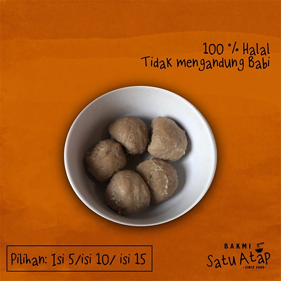 

Bakso Sapi Satu Atap Bakso Frozen/ Bakso Instant/ Bakso Halal Enak