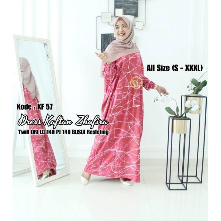 GAMIS KAFTAN TWILL ORI - BATIK PEKALONGAN ELZHAF