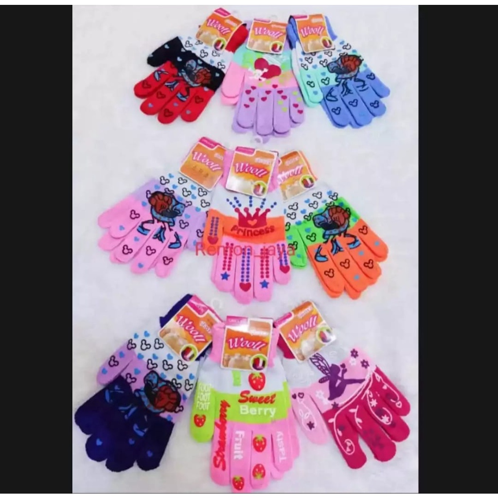 SARUNG TANGAN MOTOR WANITA MOTIF