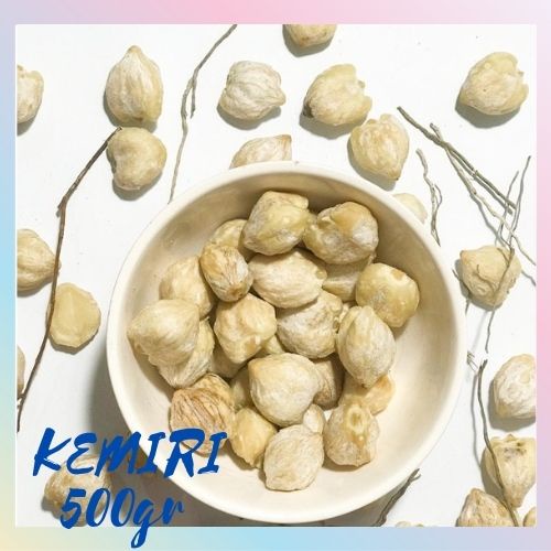 

Kemiri 500gr Kemiri Bulut Utuh Bumbu Dapur Rempah