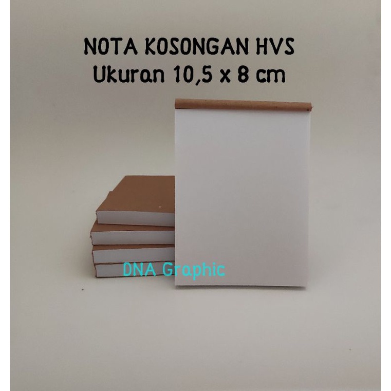 

NOTA MINI HVS POLOS Isi 100 lembar