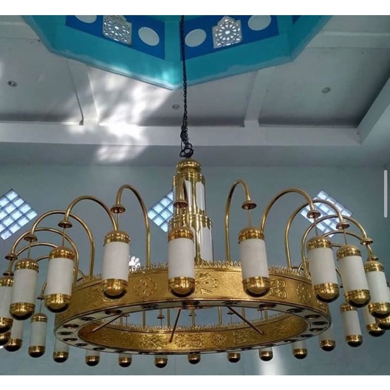 Lampu Gantung, Lampu Hias, Lampu Kubah Masjid Murah Manado Makassar Palu