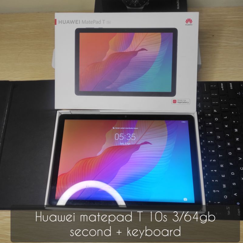 tablet huawei matepad T 10s 3/64gb second bonus keyboard