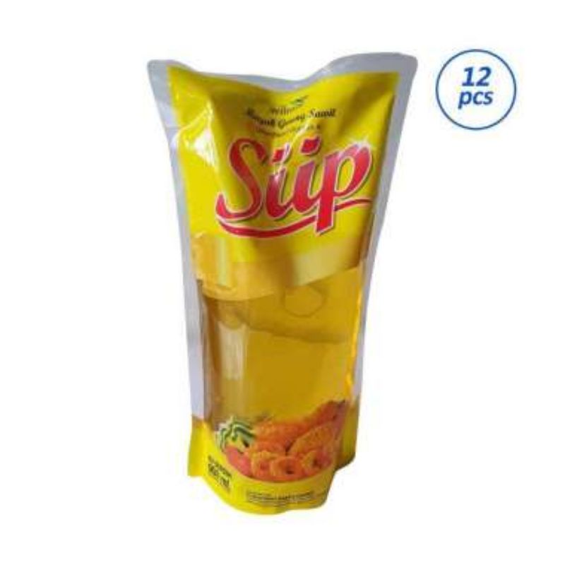 Minyak goreng kemasan merek SIIP 1 dus isi 12 @900ml