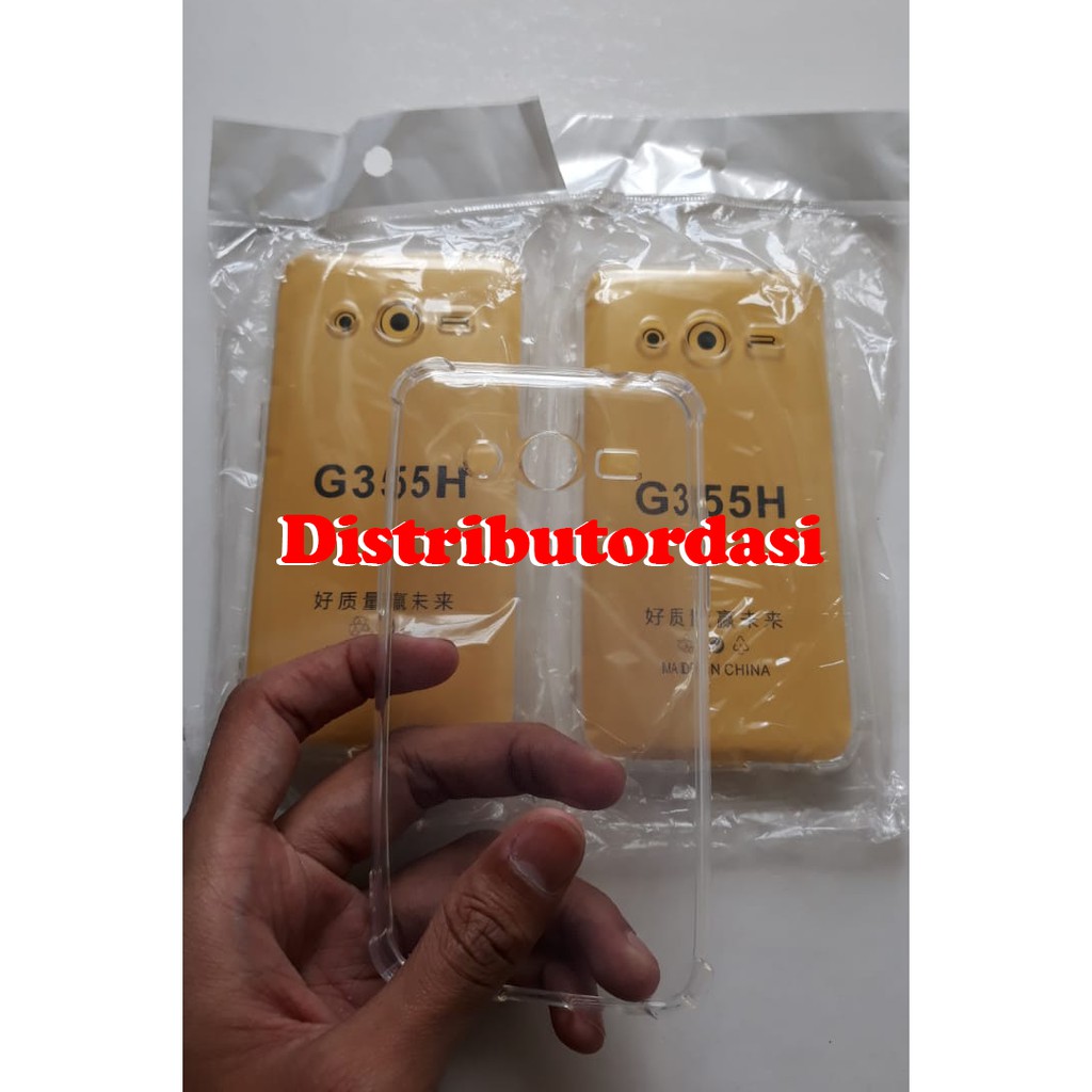 anticrack SOFTCASE CASE TPU SILIKON CASING samsung core 2 ready stok