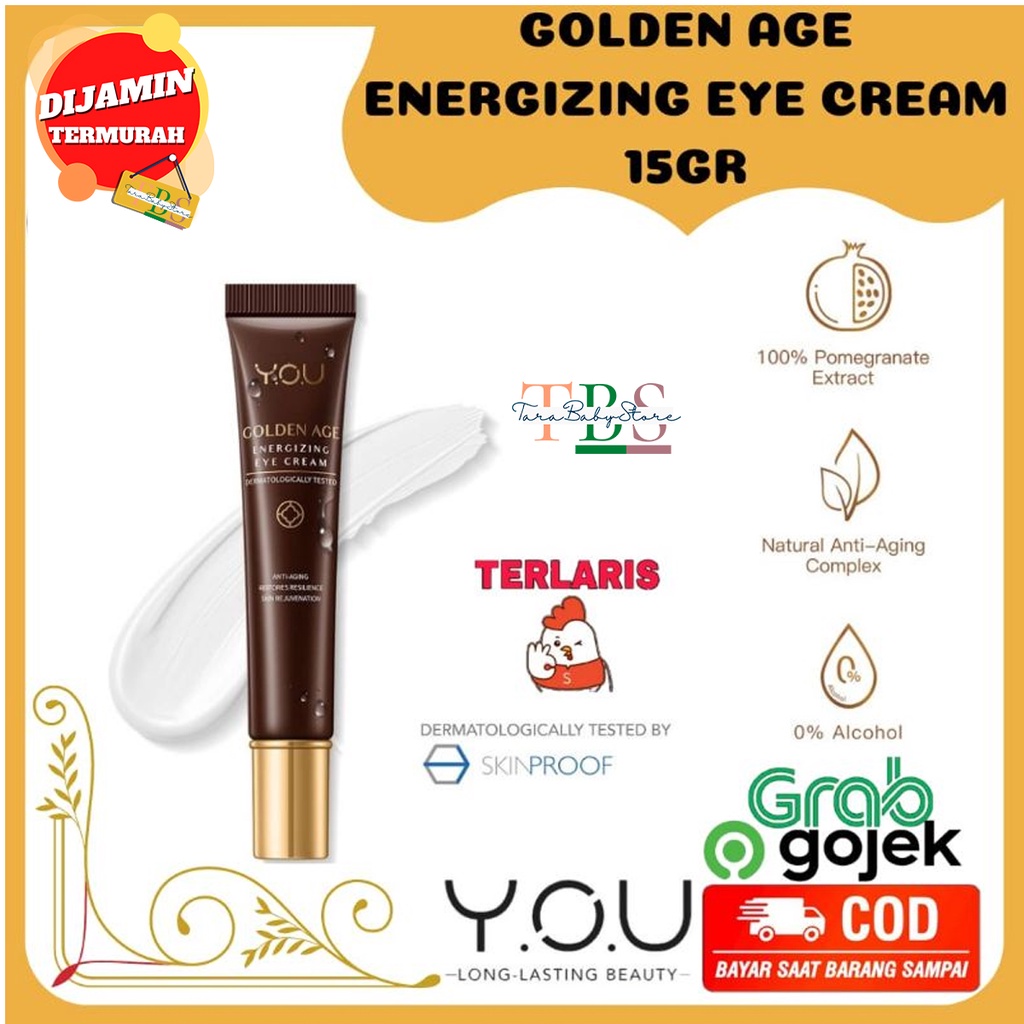 Kosmetik You Golden Age Krim Mata / Energizing Eye Cream 15g