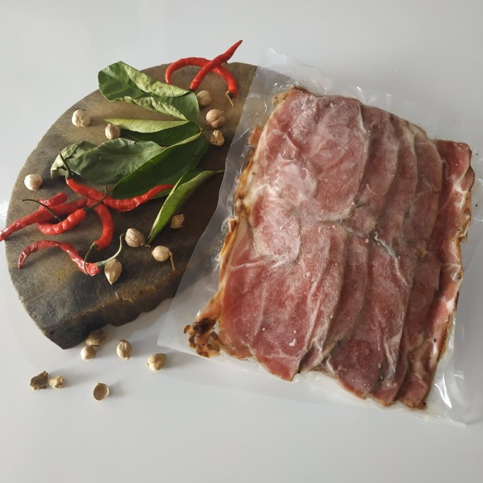 

Daging Asap - Bali Best Smoked Pork Ham Daging Ham Babi Bali Asap 550Gram