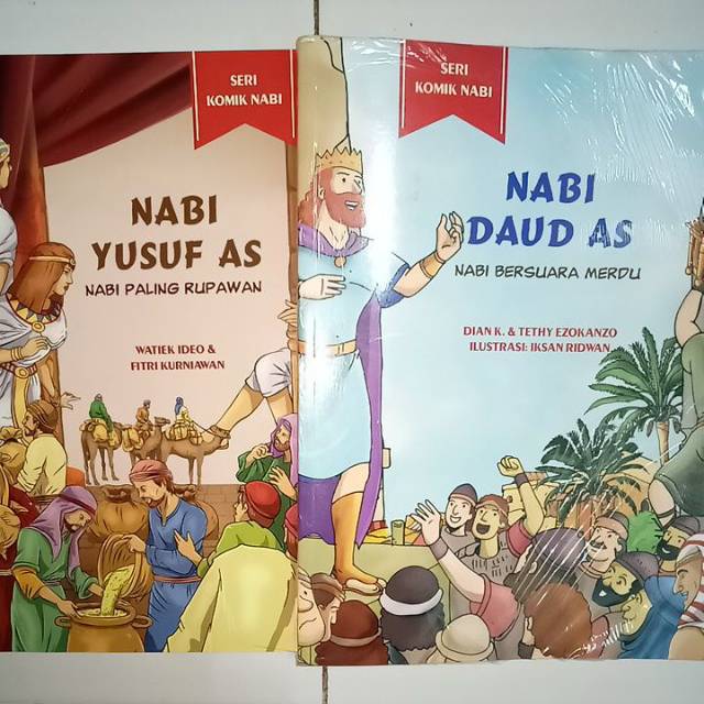 Komik Islami Nabi Daud AS Segel Penerbit Qibla