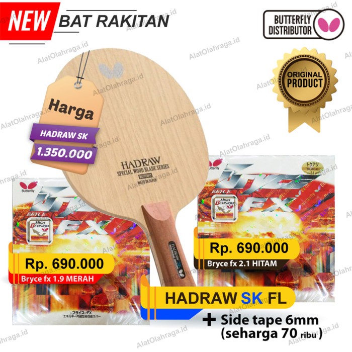 Bat Butterfly Hadraw SK / Bryce FX / Side Tape - Dirakit