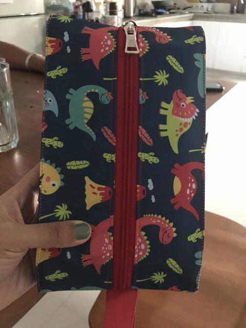 2 In 1 & 3 In 1 Tissue Cover / Tempat Tisu Kering, Basah, & Hand Sanitizer (motif Dino)