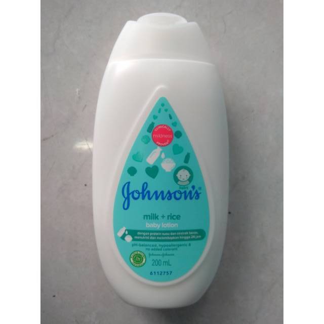 johnson baby lotion milk and rice