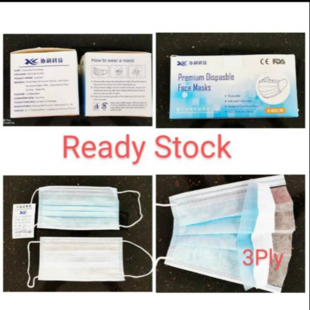 Masker 3 ply / masker 3 lapis
