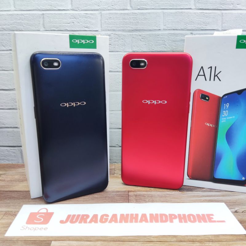 Oppo A1K 2/32GB HP Second Seken Bekas Fullset Batangan