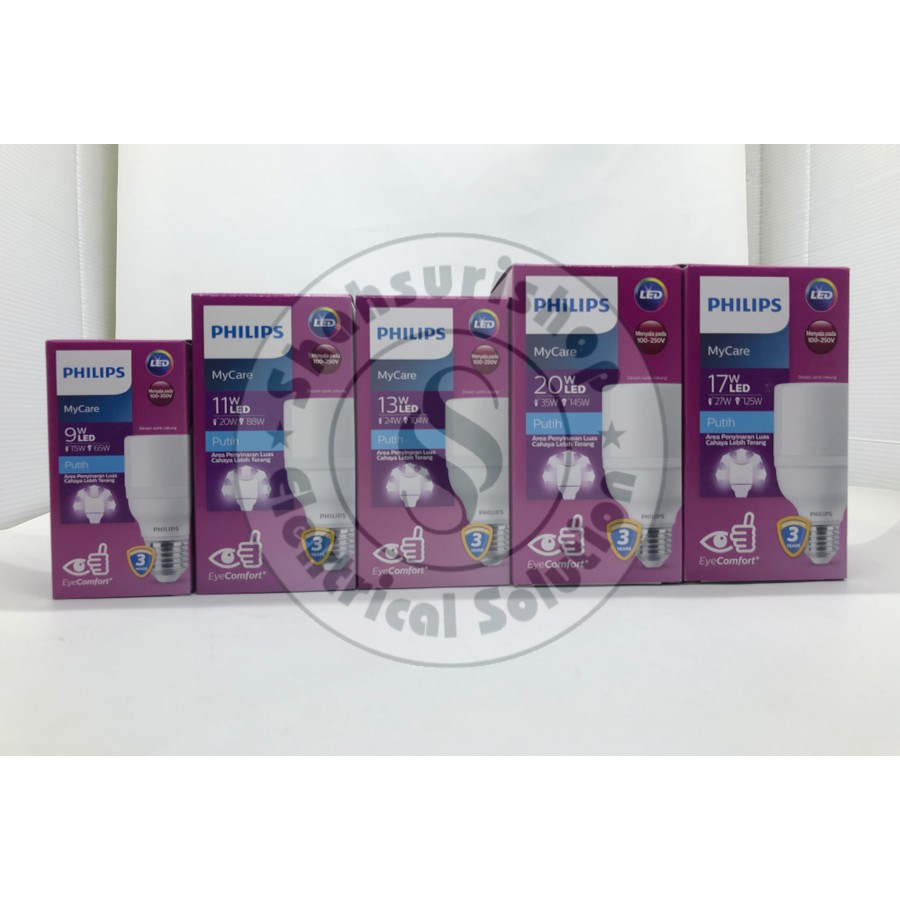 LAMPU PHILIPS LEDBRIGHT 9W 9 W WATT PENGGANTI CLFI TORNADO